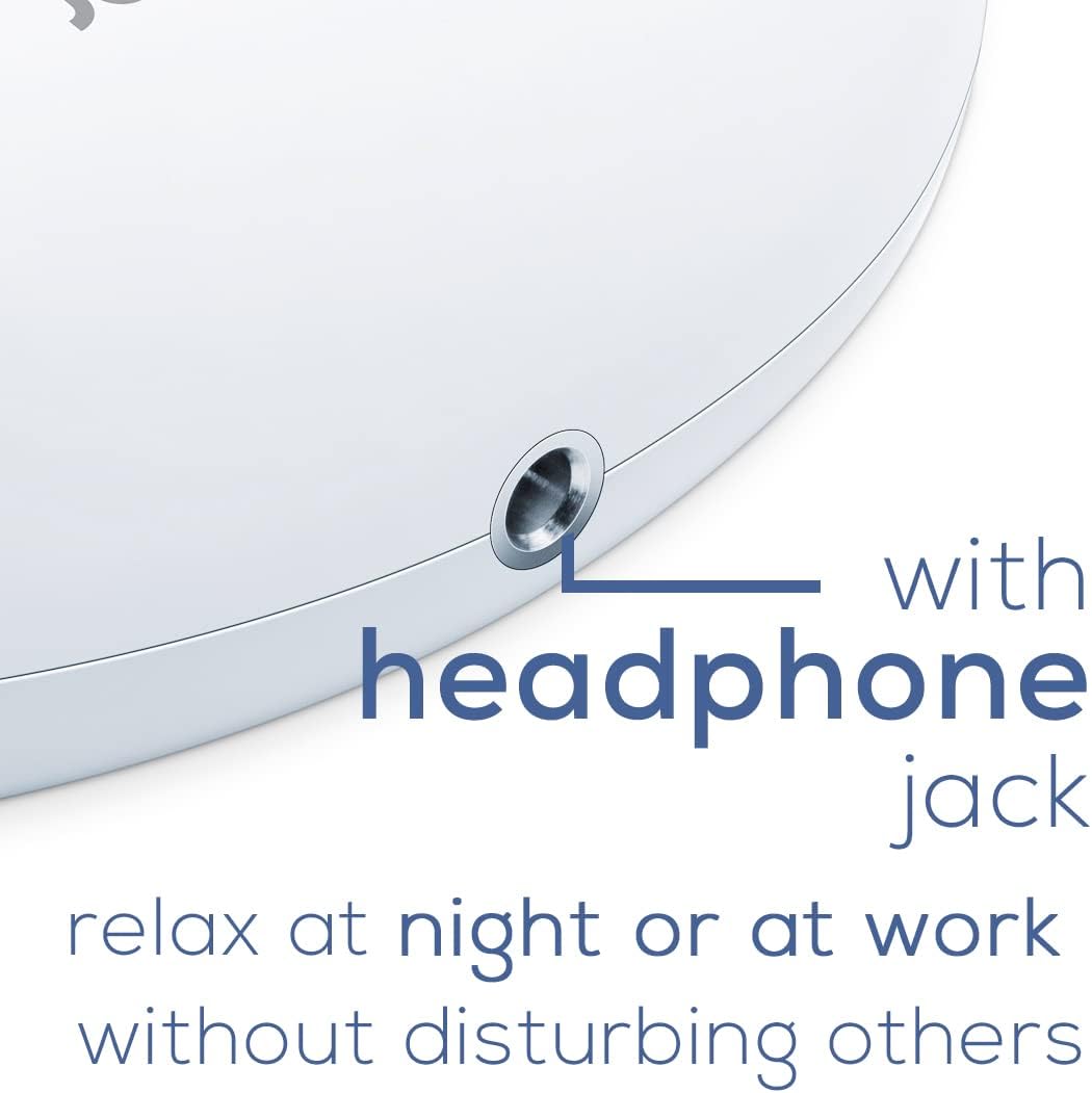 Portable White Noise Machine – 4 Soothing Sleep Sounds with Auto Shut-Off Timer | Compact Sound Machine for Babies, Kids & Adults, Home, Office & Travel