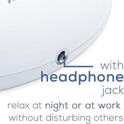 Portable White Noise Machine – 4 Soothing Sleep Sounds with Auto Shut-Off Timer | Compact Sound Machine for Babies, Kids & Adults, Home, Office & Travel
