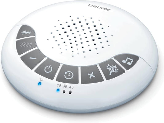 Portable White Noise Machine – 4 Soothing Sleep Sounds with Auto Shut-Off Timer | Compact Sound Machine for Babies, Kids & Adults, Home, Office & Travel