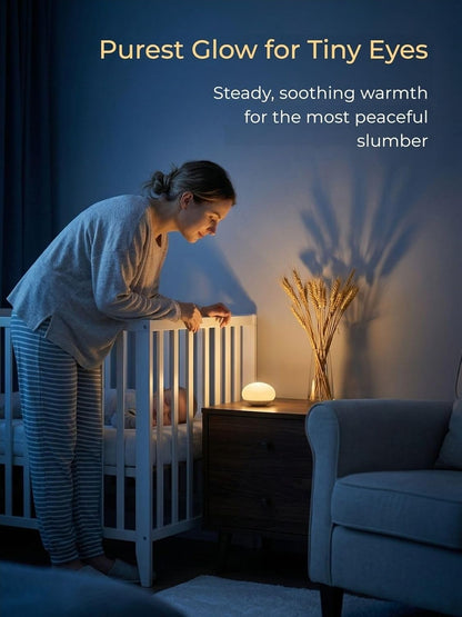 Soft Silicone Night Light – Touch-Control Dimmable Bedside Lamp with Warm Eye-Caring Light & Stepless Brightness | Portable LED Night Light for Bedroom, Nursery & Relaxation